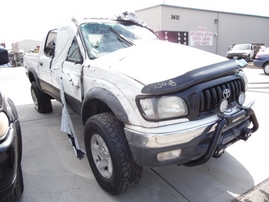 2003 TOYOTA TACOMA SR5 WHITE DOUBLE 3.4L AT 4WD Z17762